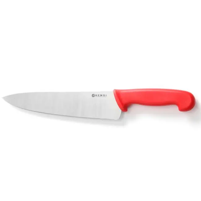 HENDI Koksmes – Polypropyleen Heft – Rood – 385 mm