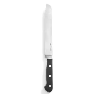 HENDI Broodmes – Scherp gekarteld lemmet – Ergonomisch zwart handvat – 335 mm