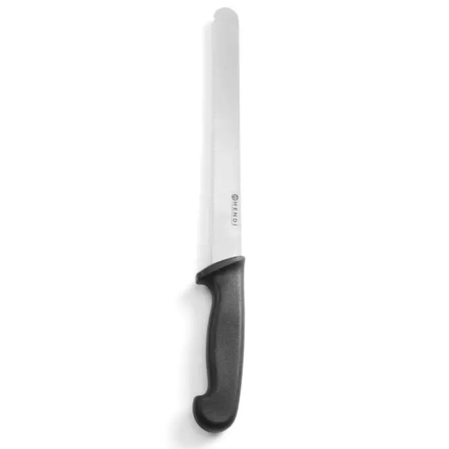 HENDI Broodmes – Golfkartel – Zwart – 380 mm – HACCP Polypropyleen Heft