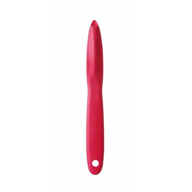 HENDI Dunschiller – gekarteld lemmet – roestvast staal – 175 mm – rood