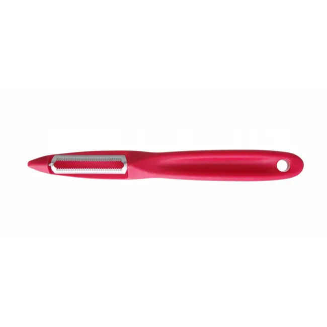 HENDI Dunschiller – gekarteld lemmet – roestvast staal – 175 mm – rood