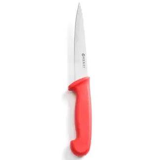 HENDI Fileermes rood 300 mm met PP-heft voor voedselbereiding