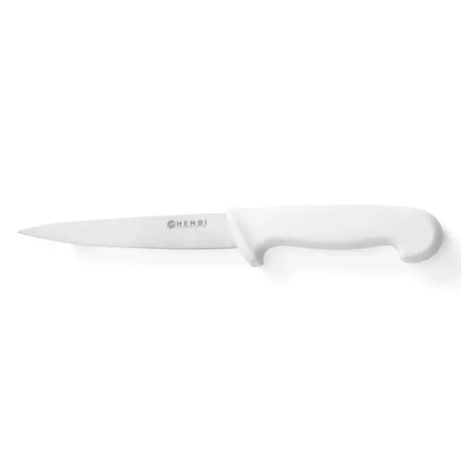 HENDI Fileermes – Polypropyleen Heft – 300 mm – Wit – HACCP Richtlijnen