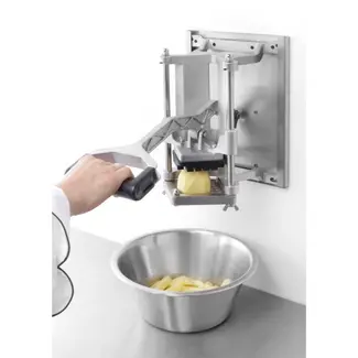 HENDI Fritessnijder – gietaluminium – roestvast staal – 4 messen – 430x168x290 mm