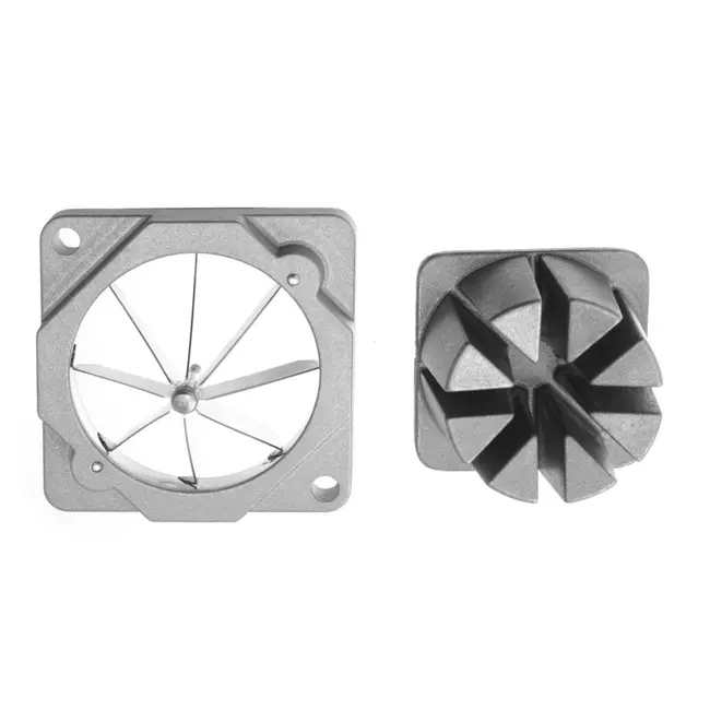 HENDI Fritessnijder met 4 verwisselbare messen voor 6, 9 en 13 mm