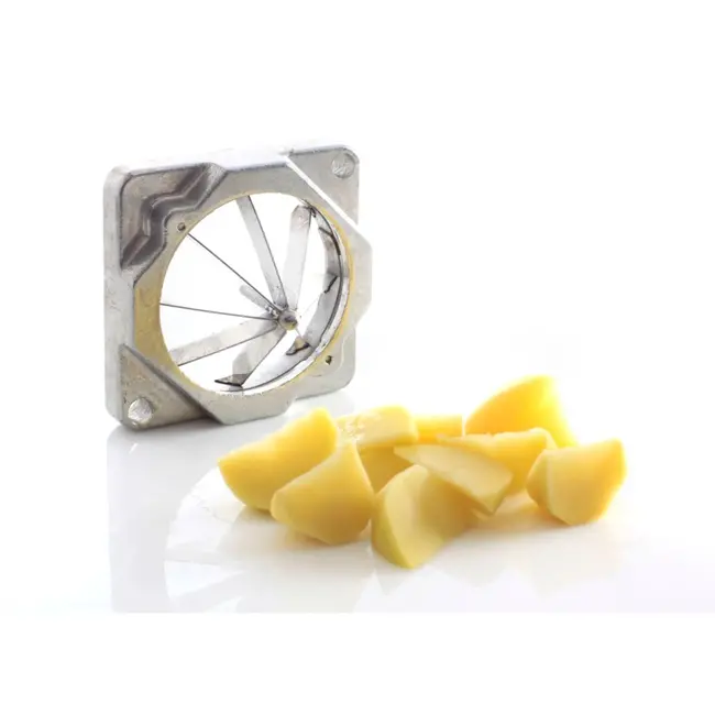 HENDI Fritessnijder met 4 verwisselbare messen voor 6, 9 en 13 mm