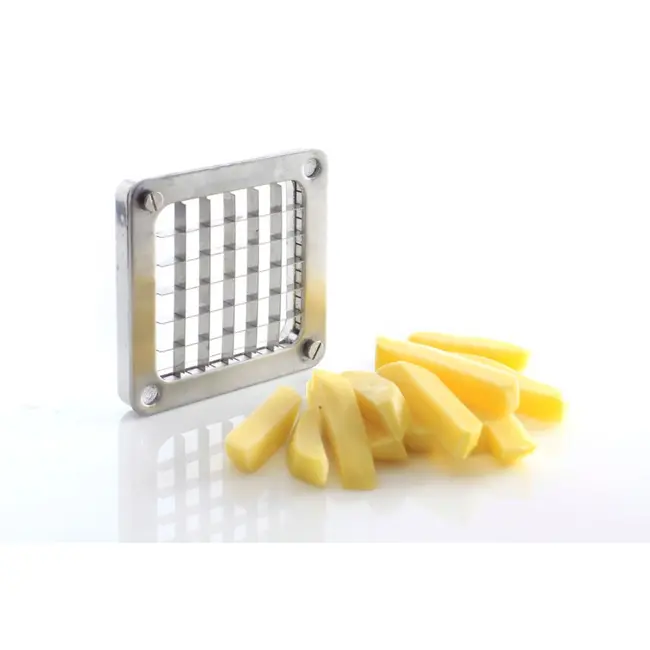 HENDI Fritessnijder met 4 verwisselbare messen voor 6, 9 en 13 mm