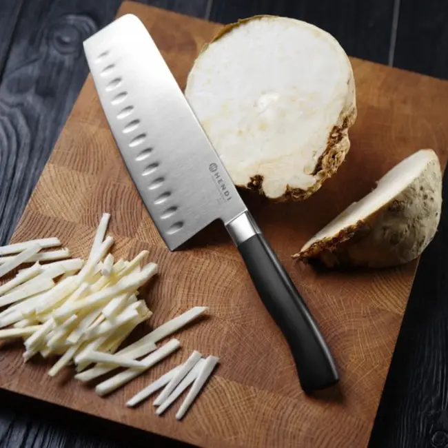 HENDI Hakbijl – Profi Line – Granton Kuilen – Vlijmscherp – 300mm – Zwart