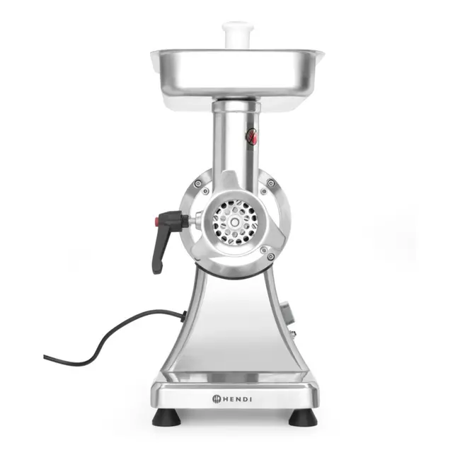 HENDI Krachtige gehaktmolen – roestvrij staal – 1,7 kg/min – eenvoudig te reinigen – anti-slip voetjes