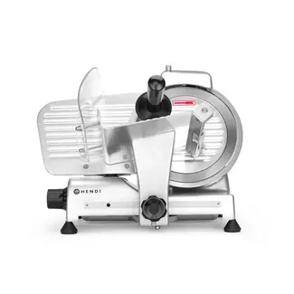 HENDI Snijmachine Profi Line – Hoog vermogen – Veiligheidsschild – 220 mm mes – Aluminium behuizing