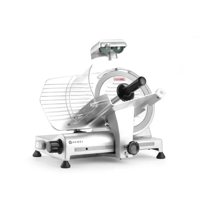 HENDI Snijmachine Profi Line – Hoog vermogen – Veiligheidsfuncties – 250 mm mes