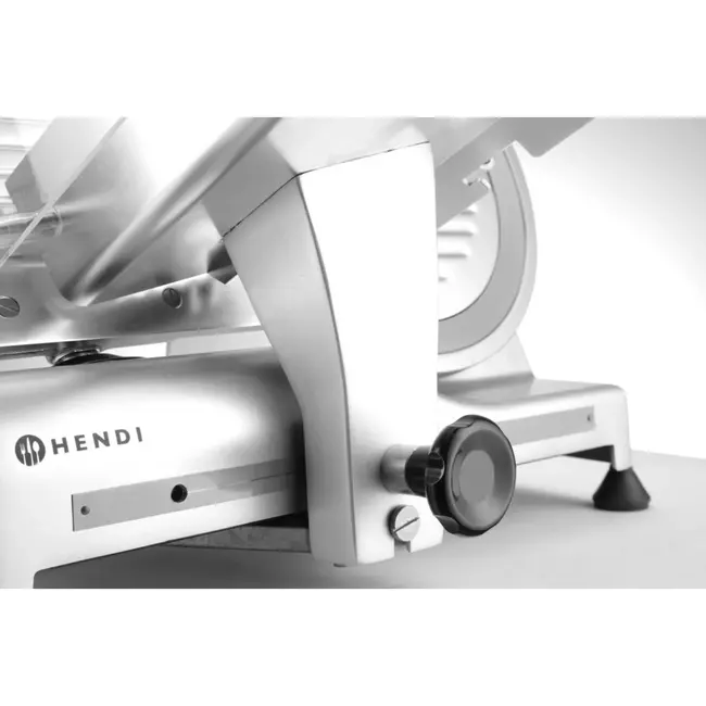 HENDI Snijmachine Profi Line – Hoog vermogen – Veiligheidsfuncties – 250 mm mes