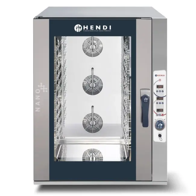 HENDI Digitale convectie stoomoven – 12x GN1/1 – Wi-Fi en USB – 260°C – 935x881x1200 mm