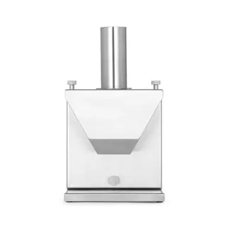 HENDI Elektrische worstsnijder – dubbel mes – regelbare snijdikte – 48 mm diameter – metalen en roestvast staal