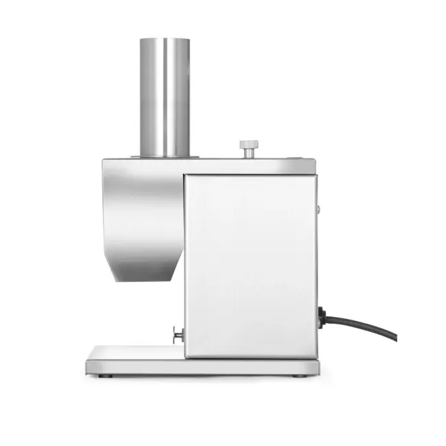HENDI Elektrische worstsnijder – dubbel mes – regelbare snijdikte – 48 mm diameter – metalen en roestvast staal