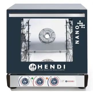 Hendi Convectieoven met grill en luchtbevochtiger - GN 2/3 - 230V/3100W - 561x644x530 mm - Inclusief 4 trays