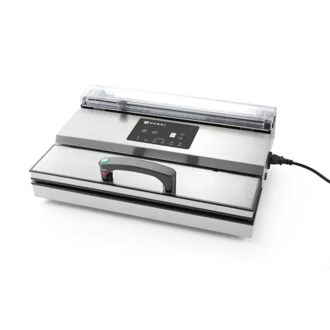 HENDI Houder voor vacuümzakken – met verwijderbaar mes – ABS behuizing – 487x122x107 mm