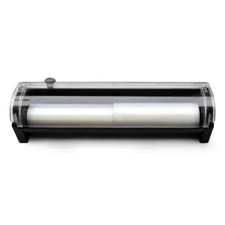 HENDI Houder voor vacuümzakken – met verwijderbaar mes – ABS behuizing – 487x122x107 mm