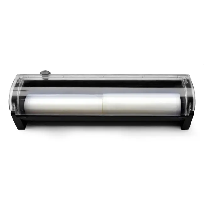 HENDI Houder voor vacuümzakken – met verwijderbaar mes – ABS behuizing – 487x122x107 mm