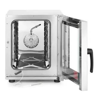 HENDI Hetelucht stoomoven – 5x GN 2/3 – LED-verlichting – Airflow+ – Humid+ – 230V/3200W