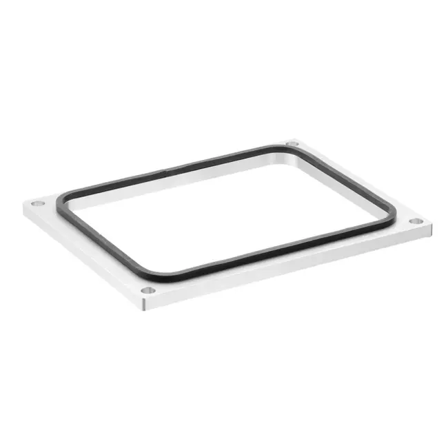 Hendi Traysealer - Compact - Polijst Aluminium - Siliconen Afdichting - 187x137 mm