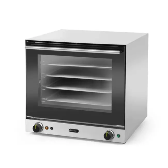 HENDI Heteluchtoven met vochtinjectie – 62L – 230V/2670W – 50-300°C – 4 trays – roestvrij staal