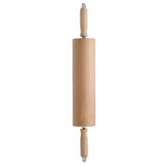 HENDI Deegroller 75 mm van beukenhout met ergonomische handgrepen