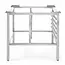 HENDI Onderstel voor hetelucht stoomoven – 4x GN 2/3 – roestvrij staal – 580x390x750 mm