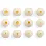 HENDI Set spuitmondjes – assorti – 12 stuks – ø 6-8-10-12 mm – met opbergbox