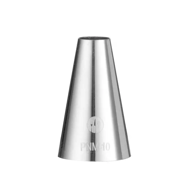 HENDI Set spuitmondjes – gladde afwerking – 5 maten – roestvast staal