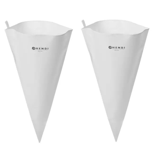 HENDI Katoenen spuitzakken – polyurethaan binnenlaag – ophangoog – 300 mm – 2 stuks