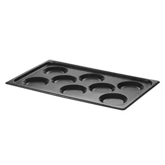 HENDI Bakplaat 8 vormen GN 1/1 met PTFE antiaanbaklaag voor oven