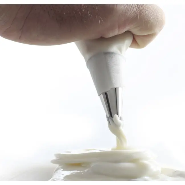 HENDI Spuitzakken katoen – uitkookbaar – met ophangoog – 500 mm – set van 2