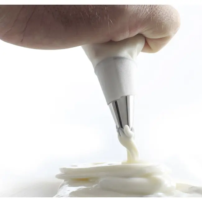 HENDI Katoenen spuitzakken – uitkookbaar – polyurethaan binnenlaag – 400 mm – 2 stuks