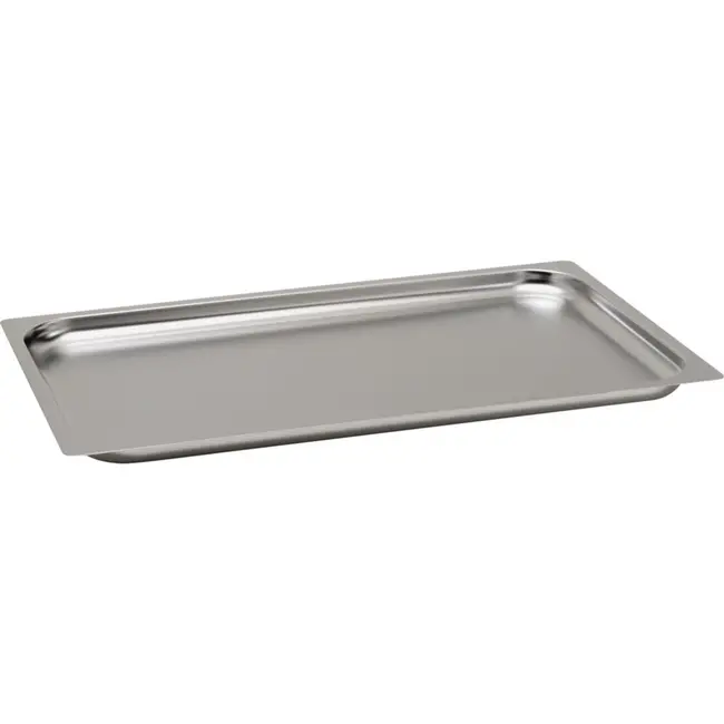 Hendi Gastronorm bakplaat - roestvrij staal - vaatwasser- en ovenbestendig - 530x325x20 mm