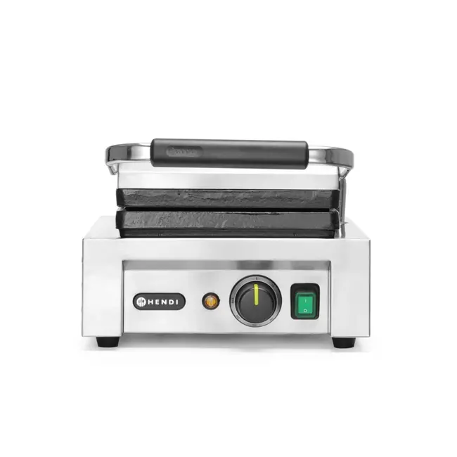 HENDI Wafelmaker – Luikse stijl – Geëmailleerd gietijzer – Thermostaat – Geïsoleerde handgreep – Inclusief wafelvork