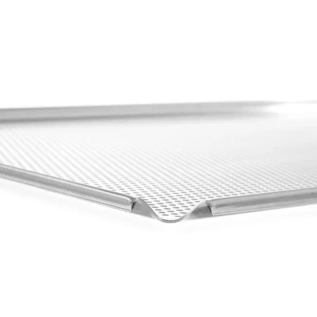 HENDI Geperforeerde ovenplaat – GN 1/1 – 4 randen – 530x325x10 mm – aluminium