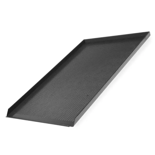HENDI Geperforeerde bakplaat – Teflon anti-aanbaklaag – 600x400 mm – Aluminium