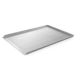 HENDI Geperforeerde ovenplaat – aluminium – 600x400x20 mm – 3 randen