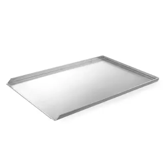 Hendi Ovenplaat - 3 randen - aluminium - 600x400x20 mm