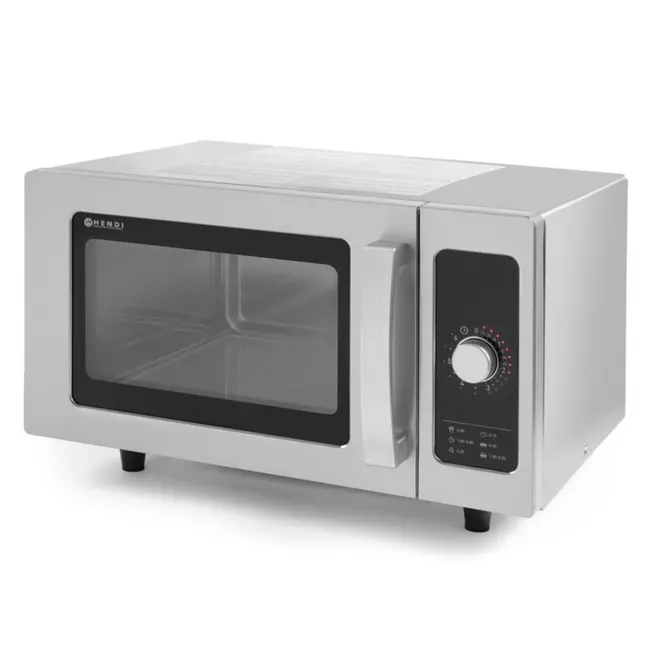 HENDI Magnetron – 1000W – 25L – roestvrij staal – keramische bodem – 6 programma's