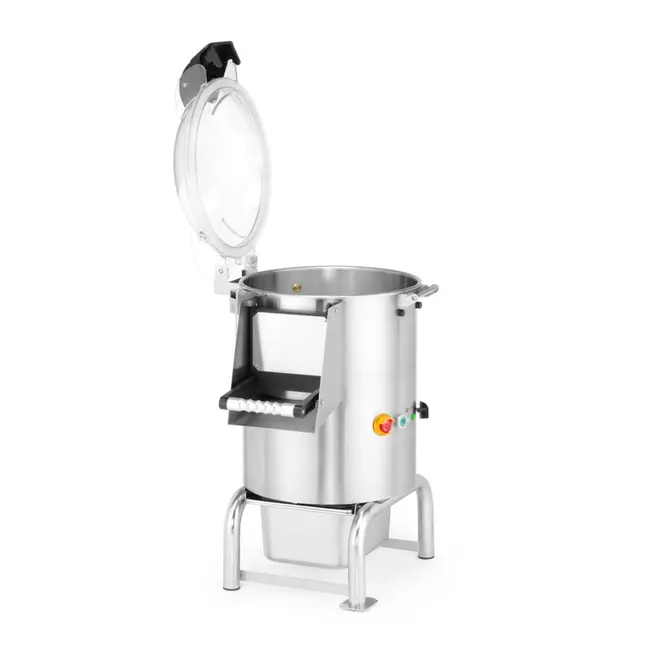 HENDI Aardappelschilmachine – 5 kg capaciteit – Krachtige motor – Roestvrij staal – Timer – Wateraansluiting