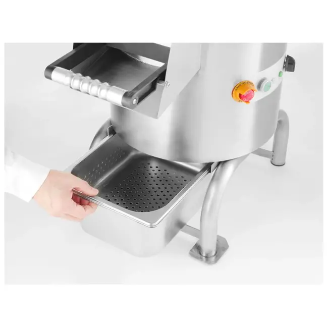 HENDI Professionele aardappelschilmachine – 18 kg capaciteit – roestvrij staal – 28 liter – snel en efficiënt