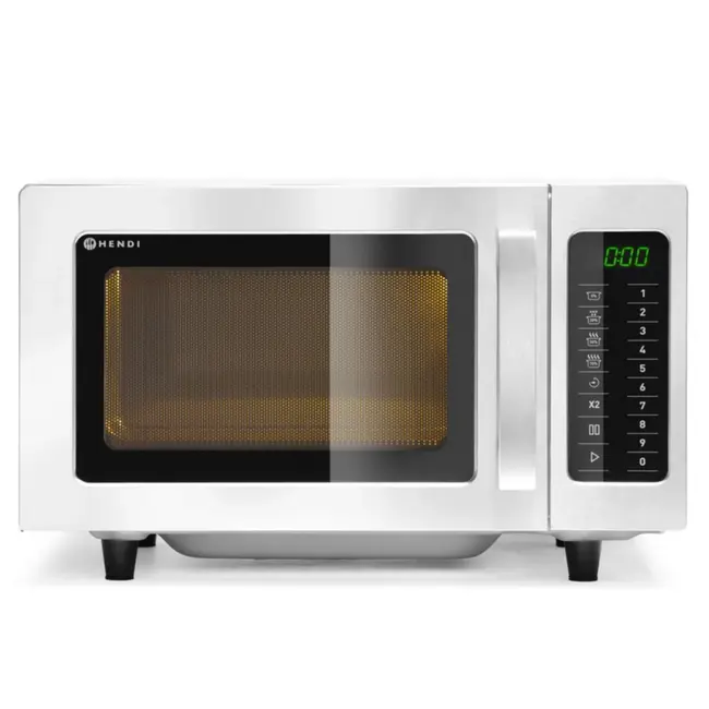 HENDI Programmeerbare magnetron – 1000W – 23L – roestvrij staal – multifunctioneel