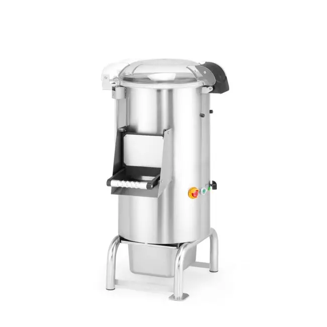 HENDI Professionele aardappelschilmachine – 18 kg capaciteit – roestvrij staal – 28 liter – snel en efficiënt