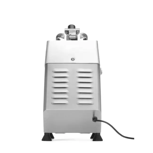 HENDI Heavy duty groentesnijder – krachtige motor – veiligheidssystemen – 5 messen – aluminium en roestvast staal