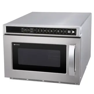 HENDI Programmeermagnetron met USB-poort – 1800W – 18L – Roestvrij staal – Keramische vloer – 10 vermogensniveaus