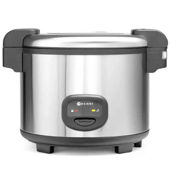 HENDI Rijstkoker – Profi Line – 5,4L – Warmhoudfunctie – Inclusief Accessoires