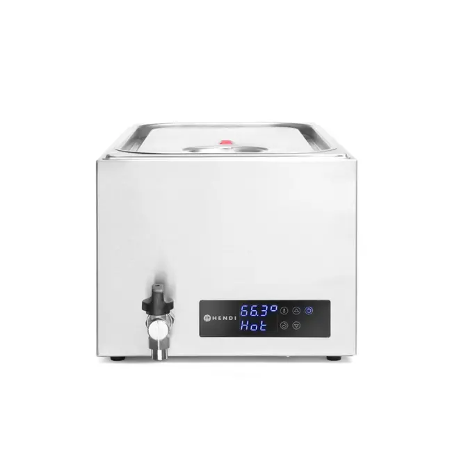 HENDI Sous-vide systeem – 20L – RVS – Precisie thermostaat – Inclusief inzet – 230V/600W