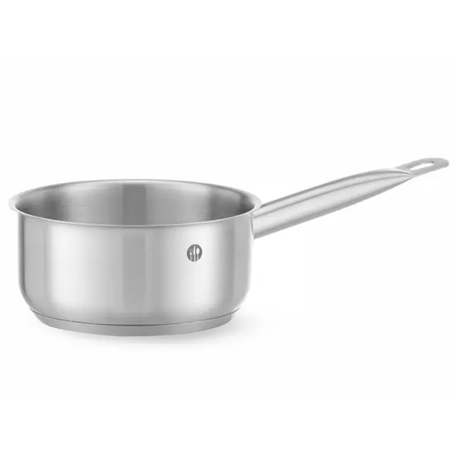 HENDI Steelpan – zonder deksel – 1,5L – inductiegeschikt – koelblijvende handgreep